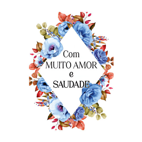 Etiqueta Decorativa para Velas - 298 Com Amor