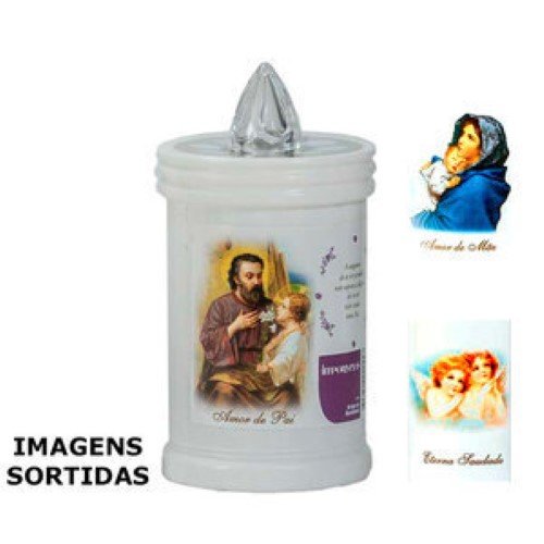 Círio Vela Elétrica com Imagem - Sortido