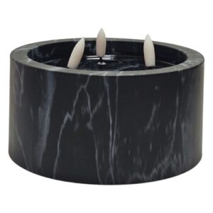 Vela Elétrica LED 9,3x15cm - Preto