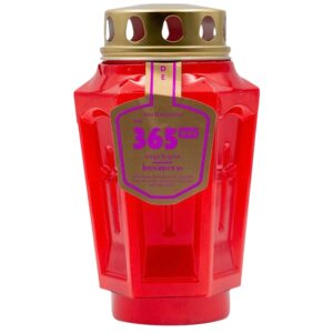 Círio Vela Elétrica Pirâmide - Vermelho