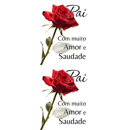 Etiqueta Decorativa para Velas - 401 Pai, Pequeno