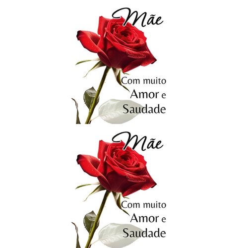 Etiqueta Decorativa para Velas - 404 Mãe, Pequeno