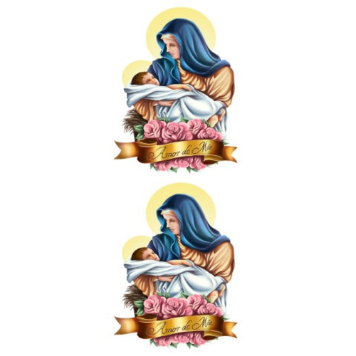 Etiqueta Decorativa para Velas - 406 Mãe, Pequeno