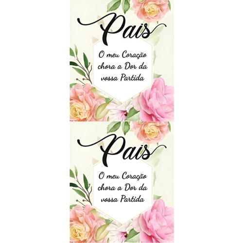 Etiqueta Decorativa para Velas - 407 Pais, Pequeno
