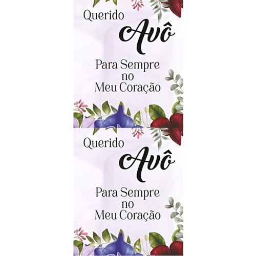 Etiqueta Decorativa para Velas - 408 Avô, Pequeno