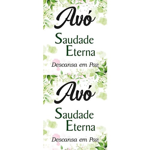 Etiqueta Decorativa para Velas - 409 Avó, Pequeno