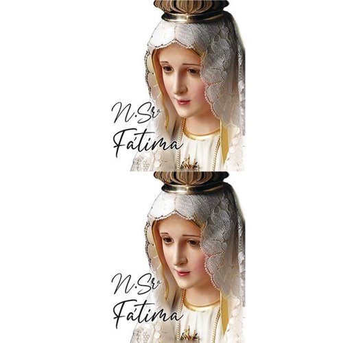 Etiqueta Decorativa para Velas - 415 Nossa Senhora de Fátima, Pequeno