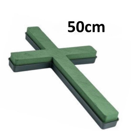 Cruz com Esponja Floral 50cm