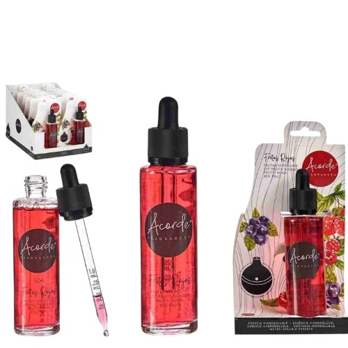 Essência Hidrossolúvel 50ml - Frutos Vermelhos