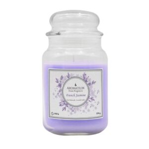 Vela Perfumada em Frasco - 500g, Lavanda