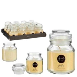 Vela Perfumada em Frasco - 28h, Baunilha