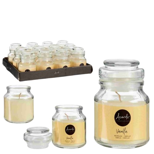 Vela Perfumada em Frasco - 28h, Baunilha