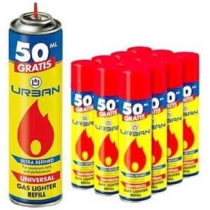 Garrafa de Recarga de Gás para Isqueiro 300ml