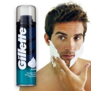 Espuma de Barbear Gillette para Pele Sensível 200ml