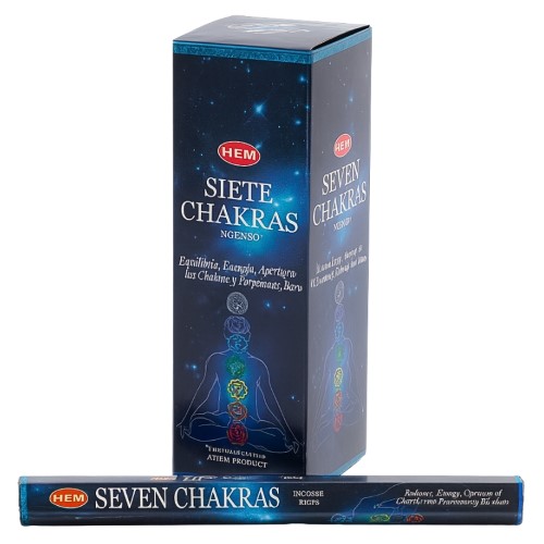 Incenso HEM em Vareta - 7 Chakras
