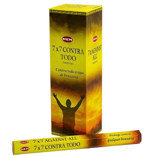 Incenso HEM em Vareta - 7x7 Contra Tudo