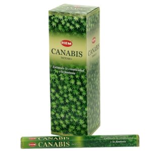 Incenso HEM em Vareta - Cannabis