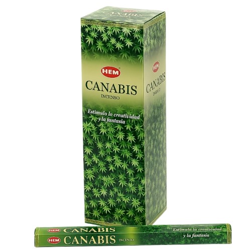 Incenso HEM em Vareta - Cannabis