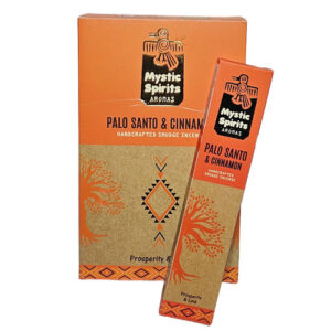 Incenso Mystic Spirits em Vareta - Pau Santo e Canela