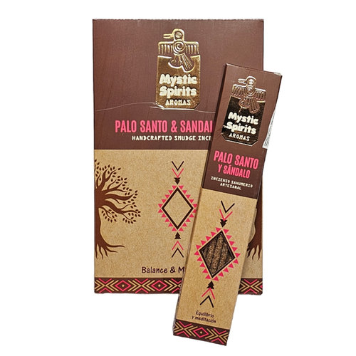Incenso Mystic Spirits em Vareta - Pau Santo e Sândalo
