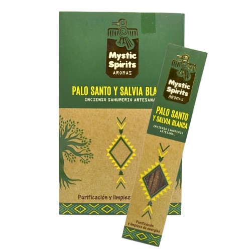 Incenso Mystic Spirits em Vareta - Pau Santo e Sálvia Branca