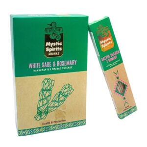Incenso Mystic Spirits em Vareta - Sálvia Branca e Alecrim