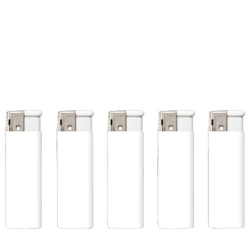 Isqueiro Elétrico Pequeno Recarregável - Branco