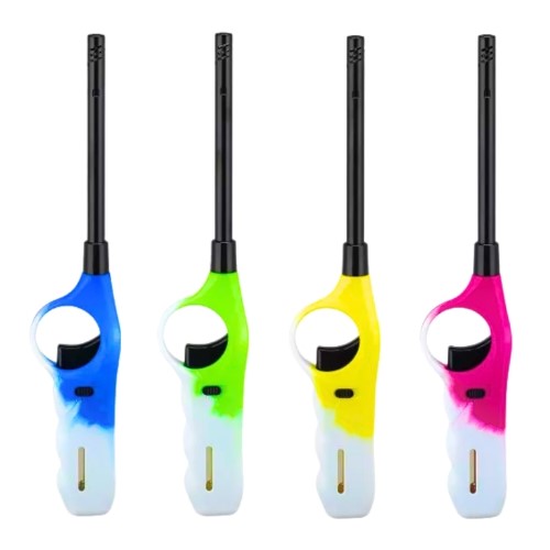 Isqueiro Grande Recarregável 25cm - Fusão de Cores