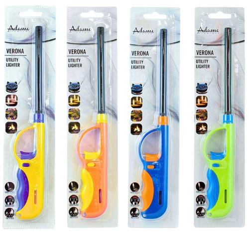 Blister Isqueiro Grande Recarregável 27,5cm - Colorido