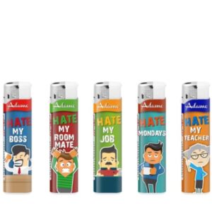 Isqueiro Elétrico Pequeno Recarregável - Ódio