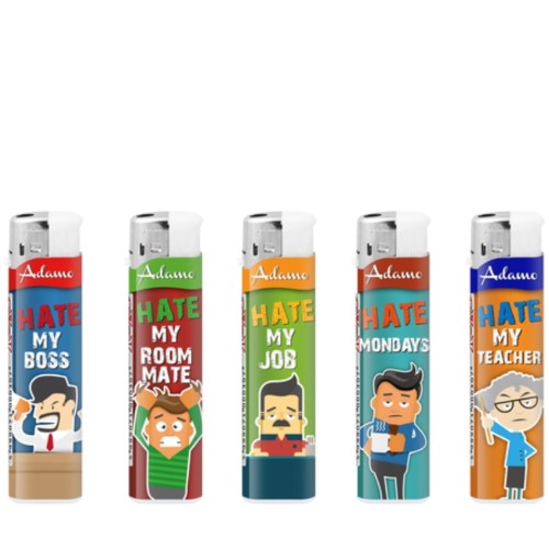 Isqueiro Elétrico Pequeno Recarregável - Ódio