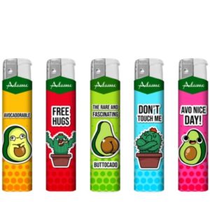 Isqueiro Elétrico Pequeno Recarregável - Abacate