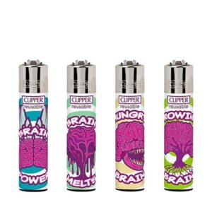 Isqueiro Clipper Recarregável - Brains