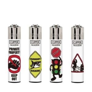 Isqueiro Clipper Recarregável - Forbbiden Symbols