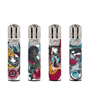 Isqueiro Clipper Recarregável - Battle Tatto