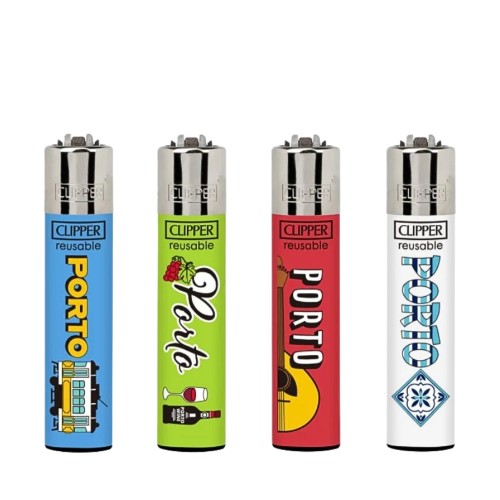 Isqueiro Clipper Recarregável - Porto