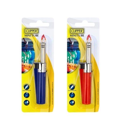 Blister Isqueiro Clipper Mini Tube Recarregável