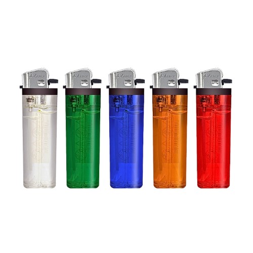 Isqueiro Pedra Pequeno Recarregável - Transparente