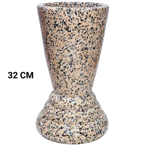 Jarra Nº3 em Cerâmica para Cemitério 33cm - Bronze