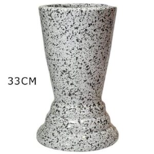 Jarra Nº3 em Cerâmica para Cemitério 33cm - Branco