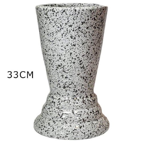 Jarra Nº3 em Cerâmica para Cemitério 33cm - Branco