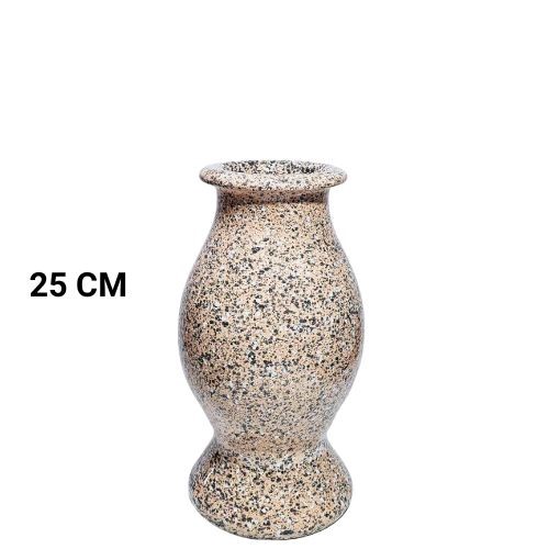 Jarra Bola Nº1 em Cerâmica para Cemitério 25cm - Bronze