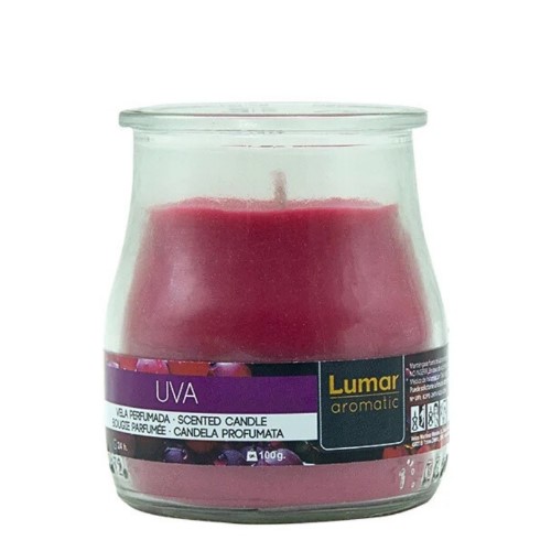 Vela Perfumada em Copo de Iogurte - Uva