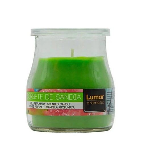 Vela Perfumada em Copo de Iogurte - Melancia