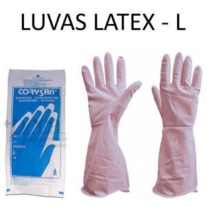 Luvas de Limpeza em Latex - 1 Par, Tamanho L