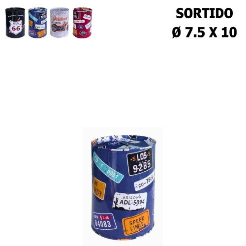 Mealheiro Lata 7,5 x 10cm - Vintage