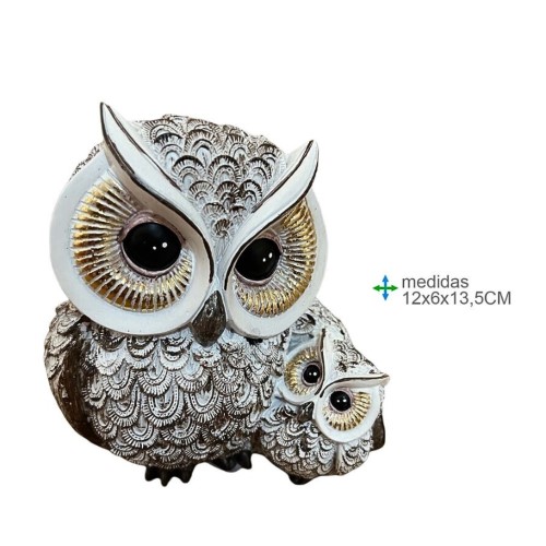 Mochos em Resina 12x6x13,5cm