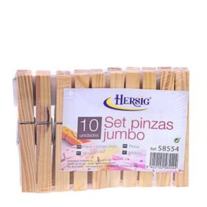 Molas Grandes em Madeira para Roupa - Pack 10