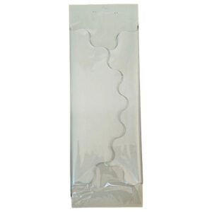 Rondela Naperon em Celofane Diam. 65cm - Pack 50, Branco / Prateado