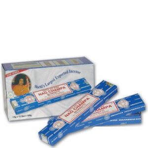 Incenso Satya Nag Champa em Vareta - Agarbatti, Azul